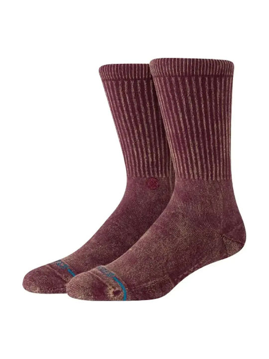 Stance Icon Dyed Șosete Sportive Roșii 1 pereche