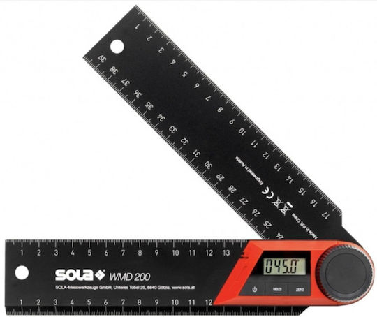 Sola Digital Angle Ruler for Electricians Length 20cm