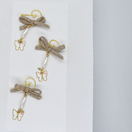 Afitechno Amulet De Botez Cu Coasere Snap Metalic Bej 50 Bucăți A143