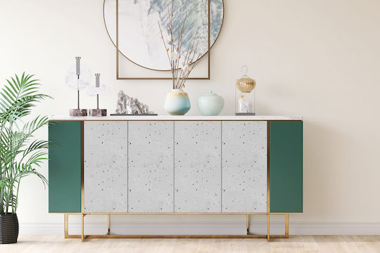 Autocolant Mat Pentru Dulapuri Mobilă Beton Arhitectural 100x50 Cm