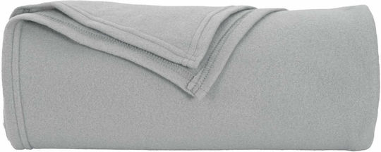 vidaXL vidaXL Fleece Decke Einzeln 170x130cm Grau