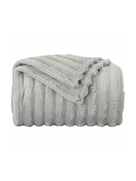vidaXL Decke Fleece Übergröße 240x220cm Graue