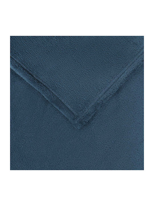 vidaXL Fleecedecke Übergröße 220x240cm Dunkelblau