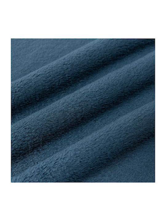 vidaXL Fleecedecke Übergröße 220x240cm Dunkelblau