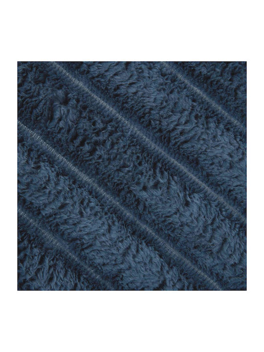 vidaXL Fleece-Decke King Size 270x240 cm Dunkelblau