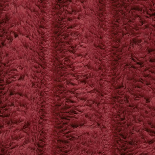 vidaXL Κουβέρτα Fleece King Size 270x240εκ. Βεραμάν, Κόκκινο