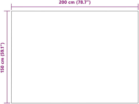 vidaXL Κουβέρτα Fleece Διπλή 200x150εκ. Κρεμ