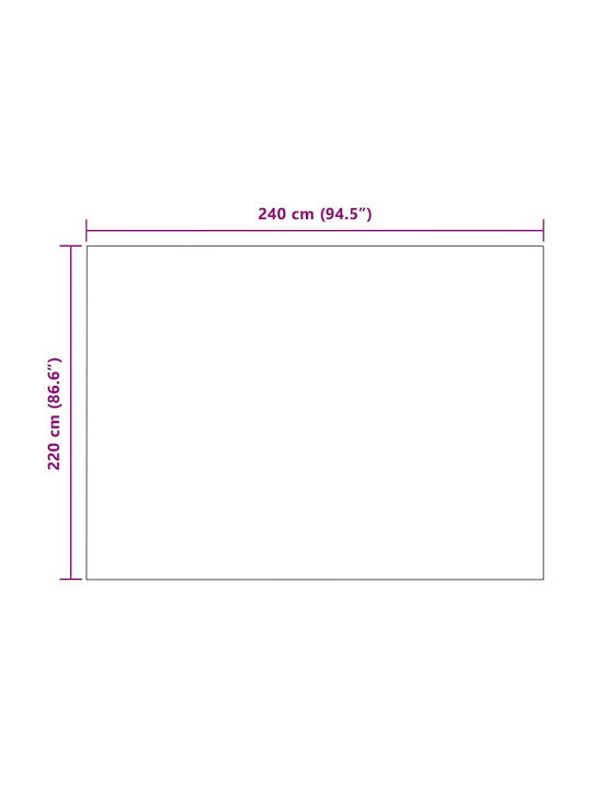 vidaXL Одеяло Флийс Кинг сайз 220x240см. Mint, Red