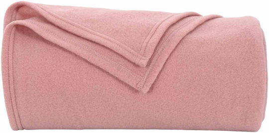 vidaXL Fleece Armchair Throw 240x220cm Pink