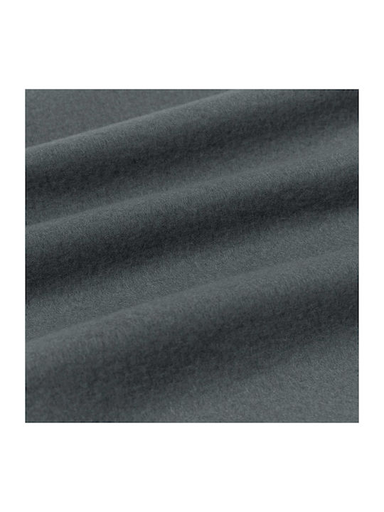 vidaXL Armchair Throw Fleece 170x130cm Dark Gray