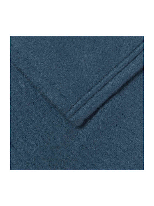 vidaXL vidaXL Armchair Throw Fleece 200x150cm Dark Blue
