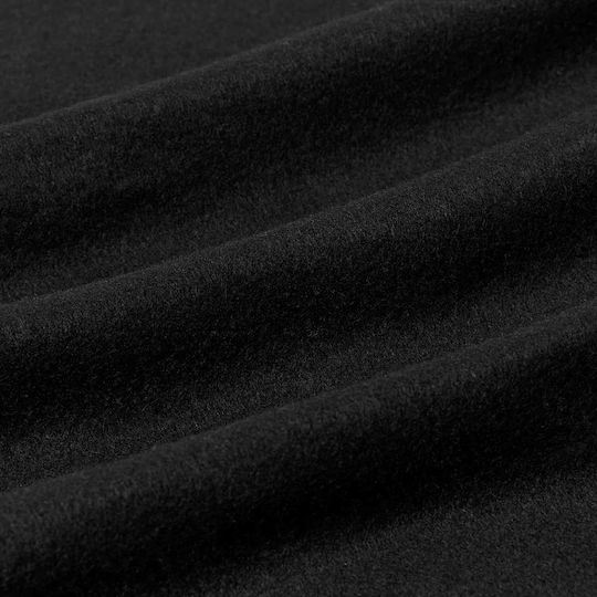 vidaXL Ριχτάρι Πολυθρόνας Fleece 170x130εκ. Μαύρο