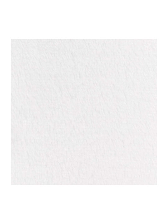 vidaXL Ριχτάρι Πολυθρόνας Fleece 150x200εκ. Λευκό