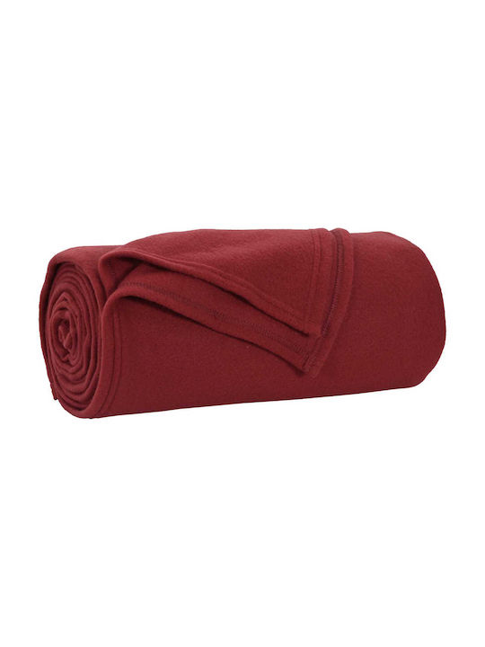 vidaXL vidaXL Sofa Throw Fleece 270x240cm Turquoise Red