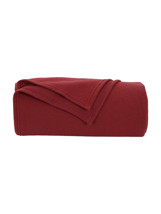 vidaXL vidaXL Sofa Throw Fleece 270x240cm Turquoise Red