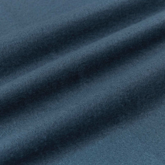 vidaXL Armchair Throw Fleece 240x220cm Dark Blue