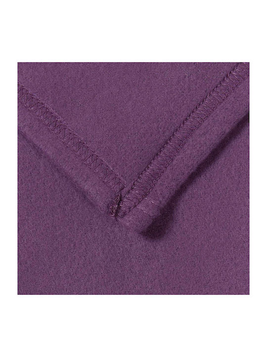 vidaXL Ριχτάρι Πολυθρόνας Fleece 240x220εκ. Μοβ