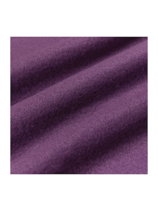 vidaXL Ριχτάρι Πολυθρόνας Fleece 200x150εκ. Μοβ