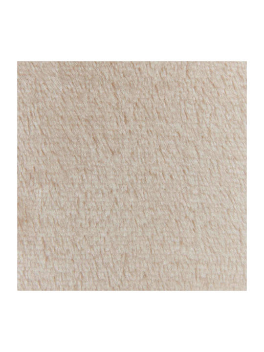 vidaXL Ριχτάρι Διθέσιου Καναπέ Fleece 220x240εκ. Μπεζ 42016791