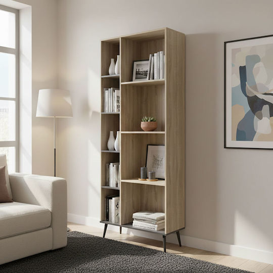 Βιβλιοθήκη Zezan 76.5x30x200.5εκ. Βιβλιοθήκη Zezan 76.5x30x200.5εκ.