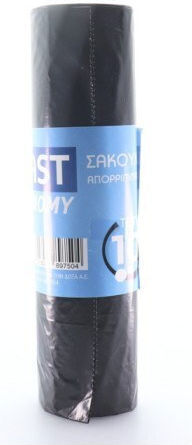 Lux Plast Σακούλες Απορριμάτων Χωρητικότητας 50лт 65x80см 10бр Черен