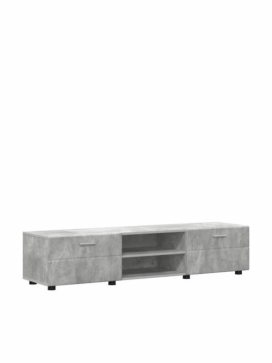 Living Room TV Unit Gray M150xW39xH30cm