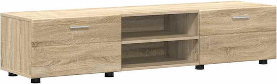 Living Room TV Unit Oak Sonoma M150xW39xH30cm