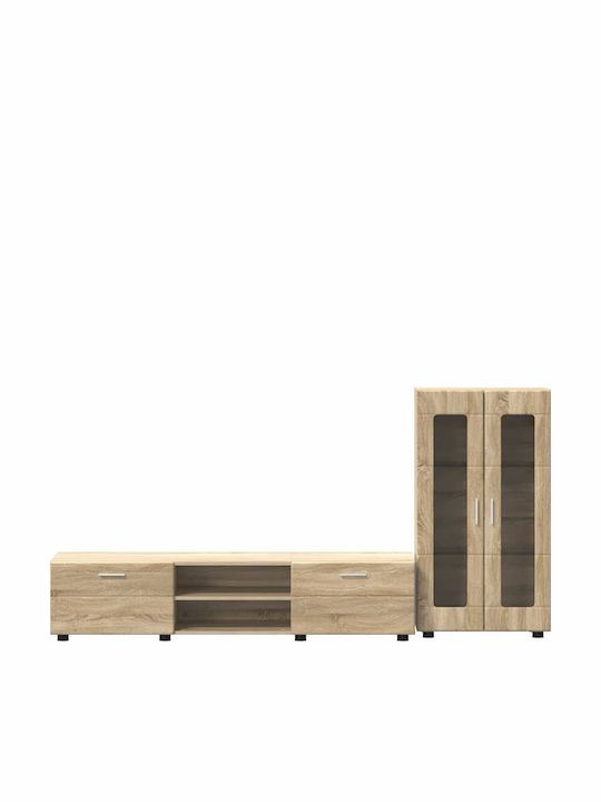 Bibliotecă Living Stejar Sonoma L150xL39xÎ30cm