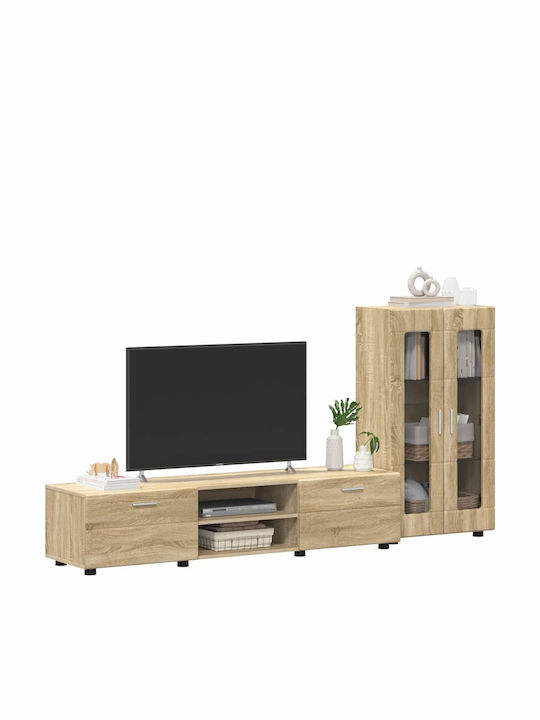 Bibliotecă Living Stejar Sonoma L150xL39xÎ30cm
