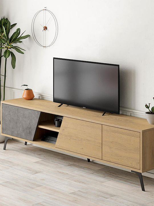 TV Stand Fiona Beige L180xW35.6xH48cm