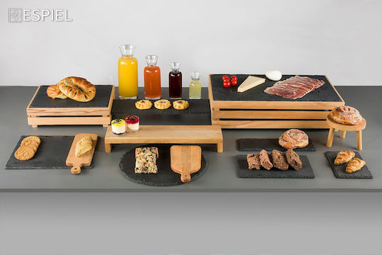 Espiel Wooden Serving Platter with Handle 26x12x1.8cm