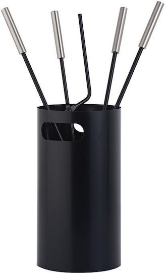 Zogometal Fireplace Tool Set with Bucket White Ice