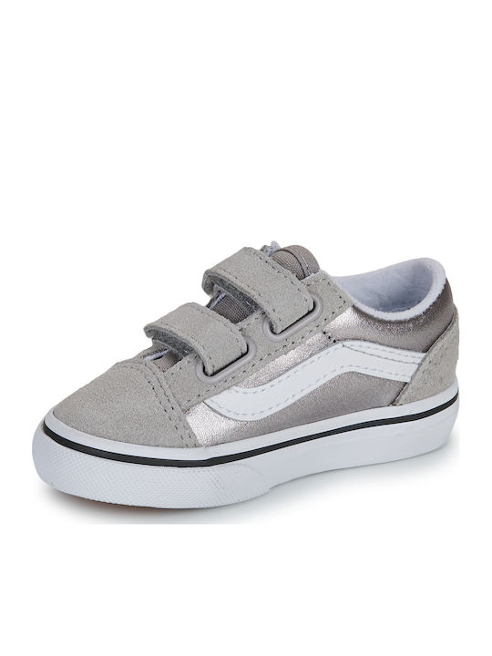 Old Skool Old Skool V Kids Sneakers with Scratch Silver
