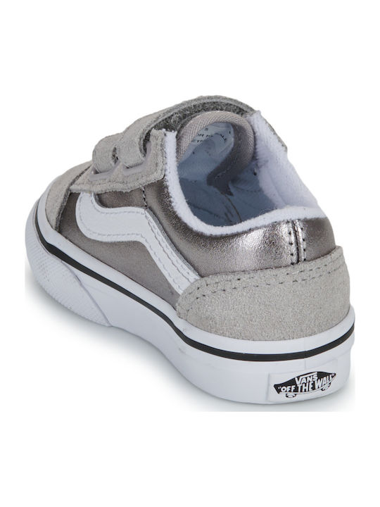 Old Skool Old Skool V Kids Sneakers with Scratch Silver