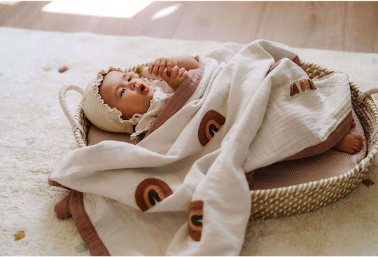 La Millou Blanket Nursery Swaddling Blankets Brown 90x100cm