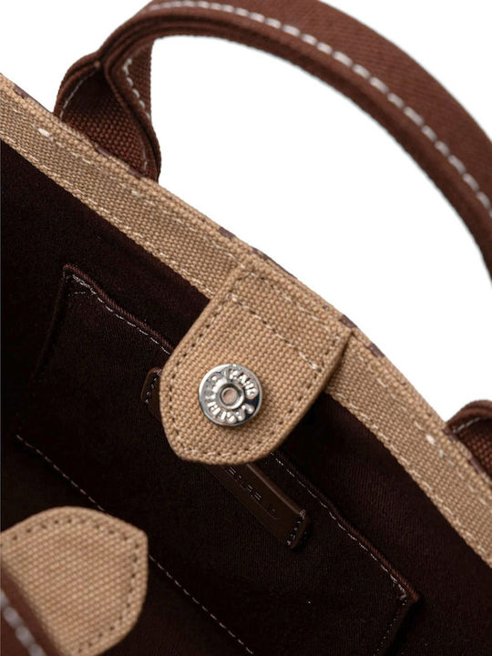 K Rsg Fabric Women's Tote Handbag Beige