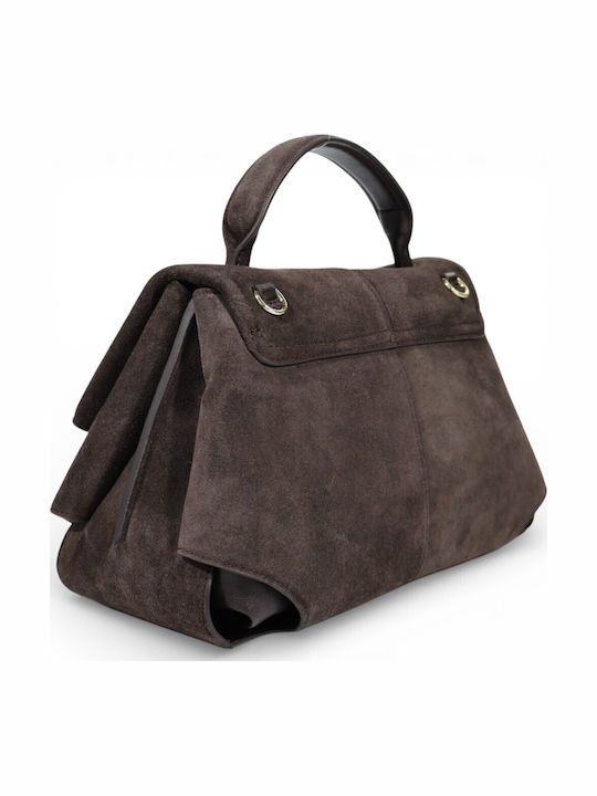 Leather Women's Bag Tote Handbag Brown