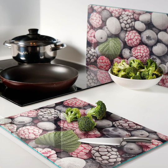 Glas Schneidebretter Design Gefrorene Beeren Des Waldes 2x40x52 cm