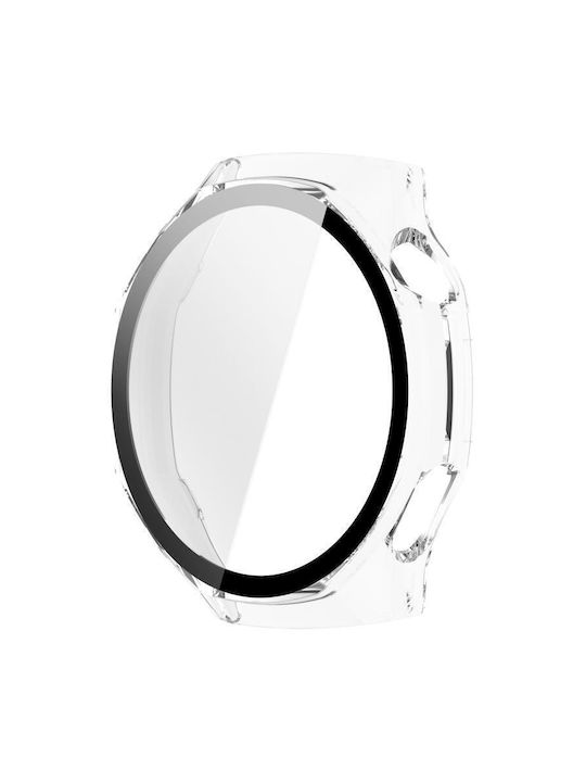 Силиконов Калъф със Стъкло в Прозрачен цвят за Huawei Watch GT 6 Pro