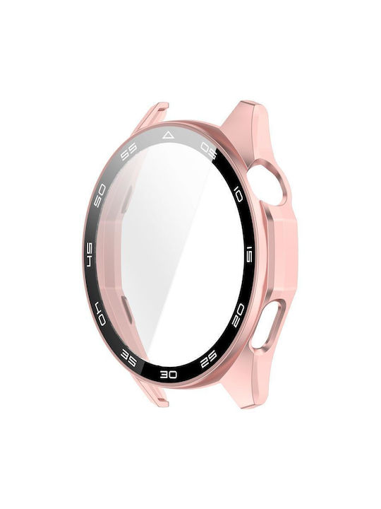 Carcasă de Plastic cu Sticlă în culoarea Rose Gold pentru Huawei Watch GT 6 46mm Carcasă de Plastic cu Sticlă în culoarea Rose Gold pentru Huawei Watch GT 6 46mm