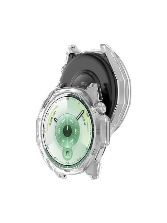 Пластмасов Калъф със Стъкло в Прозрачен цвят за Huawei Watch GT 6 46мм