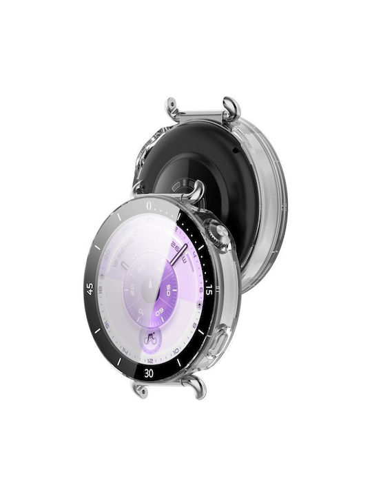 Пластмасов Калъф със Стъкло в Прозрачен цвят за Huawei Watch GT 6 41mm