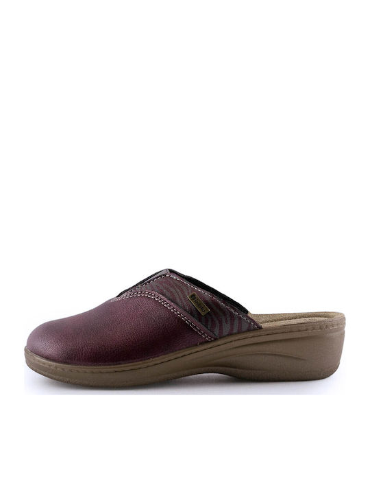 Winter Women's Slippers Burgundy