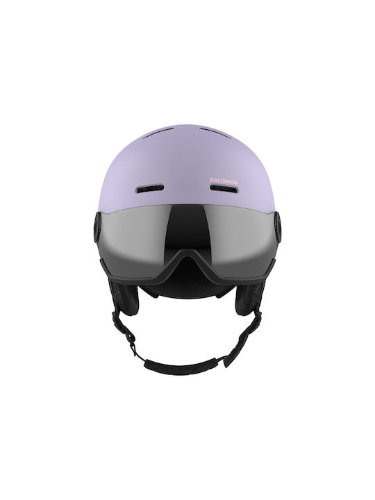 Salomon Orka Orka Kinder Ski & Snowboard Helm in Orange Farbe