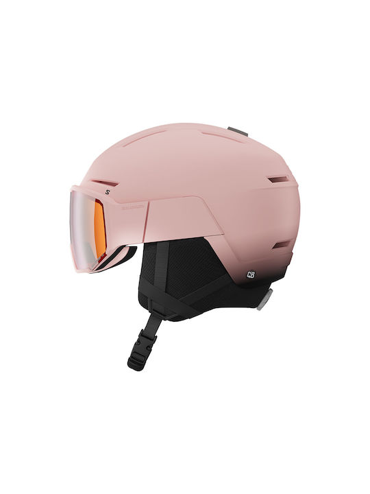 Salomon Men's Helmet for Ski & Snowboard Pink