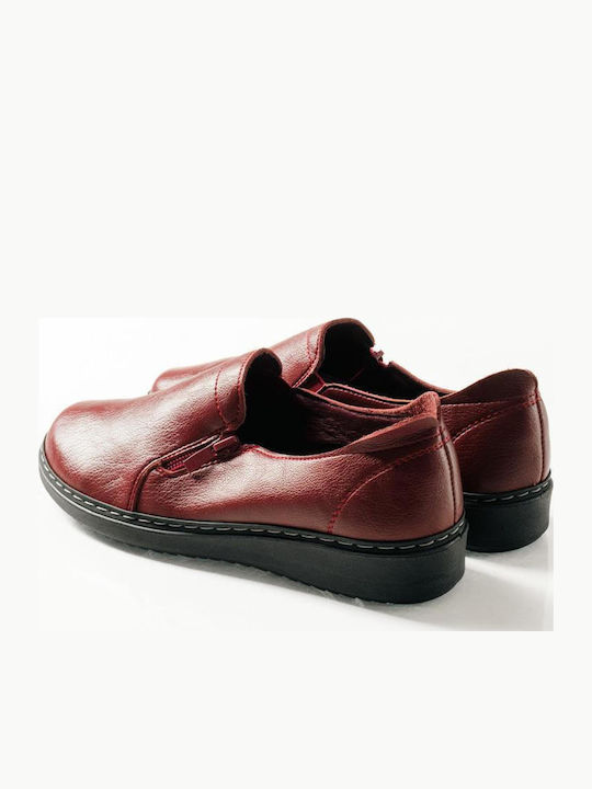 Ανατομικά Γυναικεία Slip-On Μπορντό