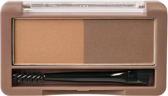 Brow Parlour Duo Eyebrow Powder Dark Brown W7
