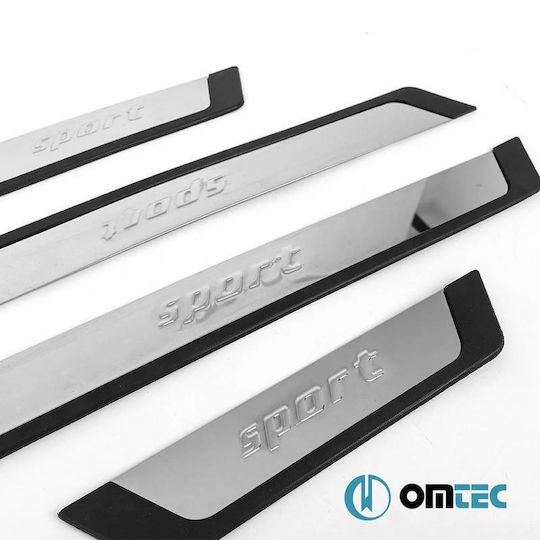 Omtec Flexil Sport Car Interior Decorative Door Sills Universal 4pcs
