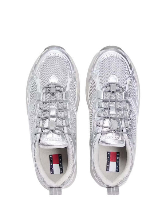Damen Sneakers Silber
