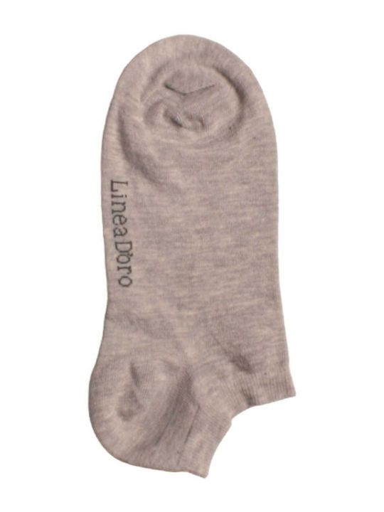 Linea D'oro Чорапи White/black/grey 3Пакет